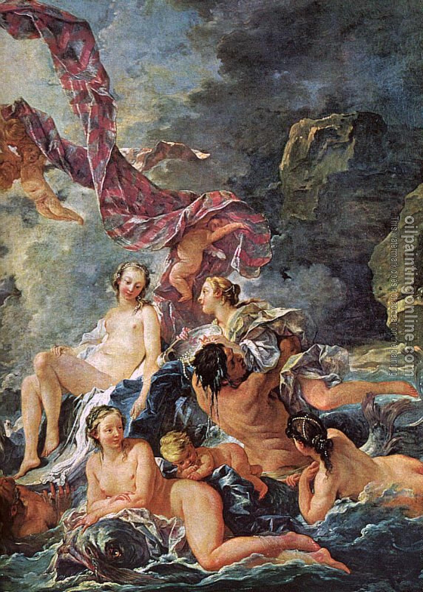 Boucher, Francois - The Triumph of Venus, detail